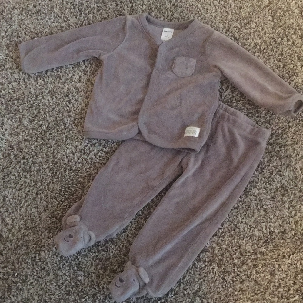 baby terry cloth pajama outfit